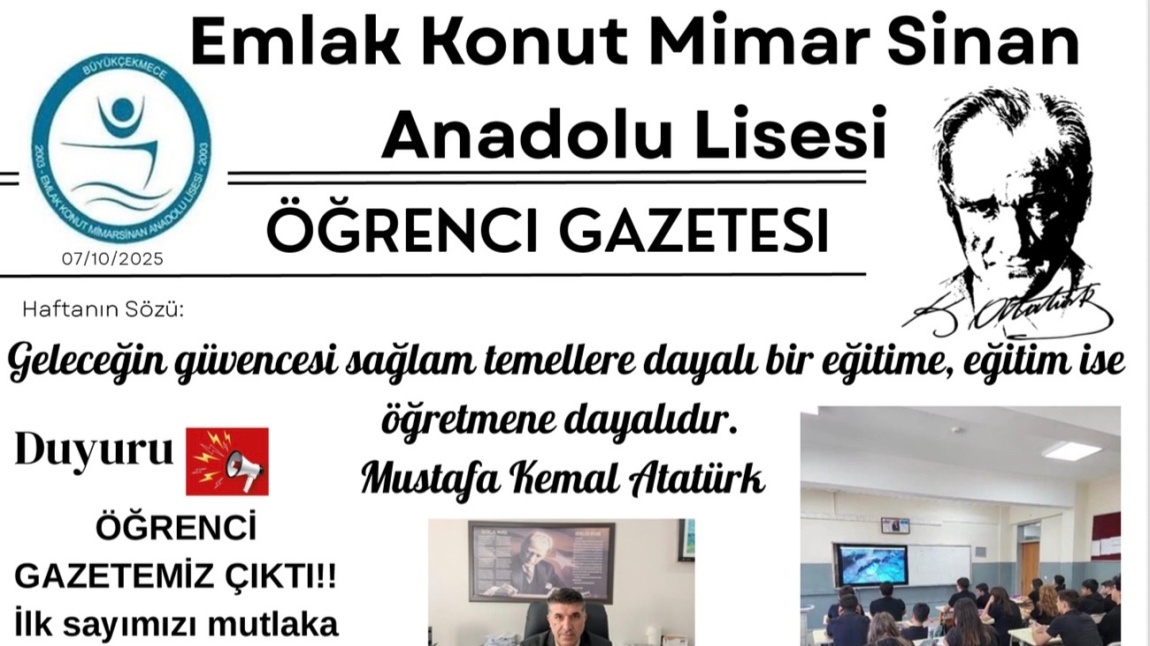ÖĞRENCİ GAZETEMİZ YAYINDA